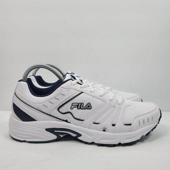 Fila Memory Go The Distance Men's White Sneakers 1GH23008-109 US Size 10.5 NWOT - Picture 1 of 8
